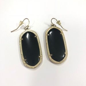 Kendra Scott black Elle earrings